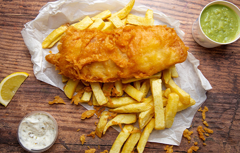 Large Battered Haddock